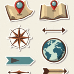 Travel & Exploration - Sticker Sheet v1